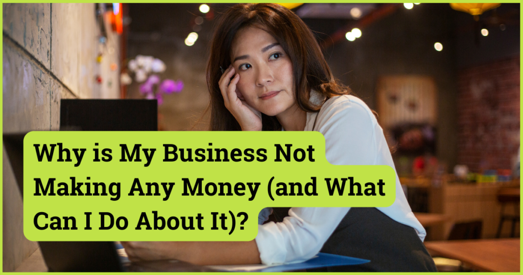 Why is My Business Not Making Any Money (and What Can I Do About It)